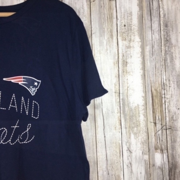 NFL New England Patriots Faux Stitch Tee - Picture 3 of 4